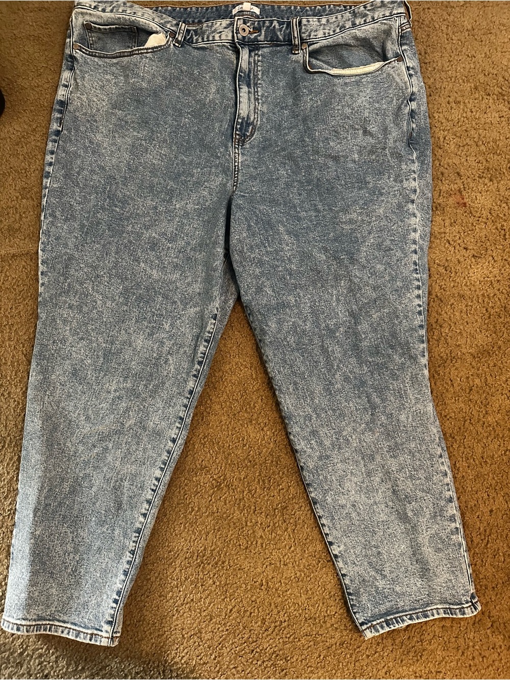 Torrid Lovesick Women’s High-Rise Acid Wash Jeans - Light Blue size 26